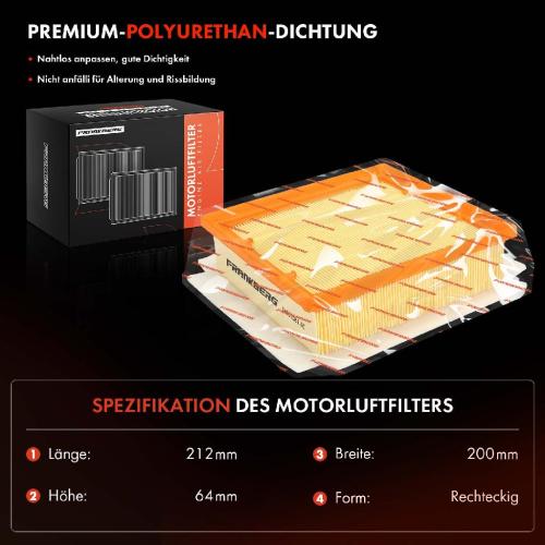 2x Luftfilter Filtereinsatz für Opel Corsa D S07 1.3 1.4 1.6 1.7 06-14 Bild 2x Luftfilter Filtereinsatz für Opel Corsa D S07 1.3 1.4 1.6 1.7 06-14