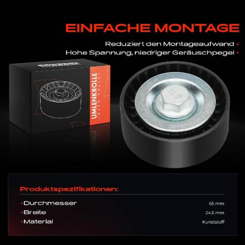 1x Umlenkrolle Führungsrolle für Jeep Compass Dodge Chrysler Lancia JS Bild 1x Umlenkrolle Führungsrolle für Jeep Compass Dodge Chrysler Lancia JS