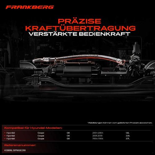 1x Seilzug Feststellbremse Hinterachse links für Hyundai Coupe GK 1.6L 2.0L 2001-2009 Bild 1x Seilzug Feststellbremse Hinterachse links für Hyundai Coupe GK 1.6L 2.0L 2001-2009