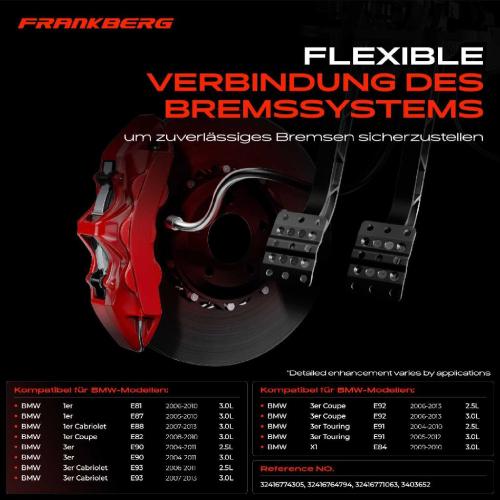 Frankberg 1x Ausgleichsbehälter Schlauch für BMW 1er E81 E82 E87 X1 E84 3er E90 E91 E92 E93 Bild Frankberg 1x Ausgleichsbehälter Schlauch für BMW 1er E81 E82 E87 X1 E84 3er E90 E91 E92 E93