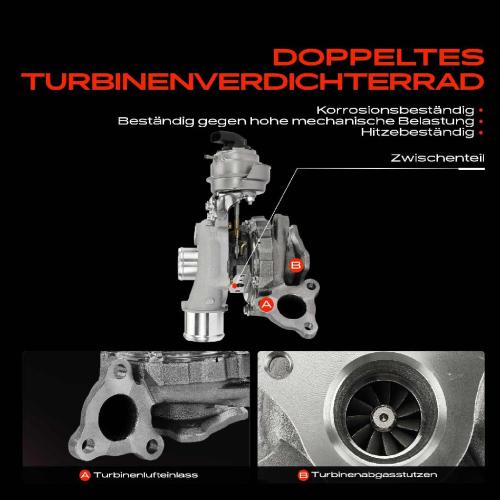 1x Abgasturbolader für Honda Civic IX FK Civic IX Tourer CR-V IV RM 1.6L 2013-2016 Bild 1x Abgasturbolader für Honda Civic IX FK Civic IX Tourer CR-V IV RM 1.6L 2013-2016