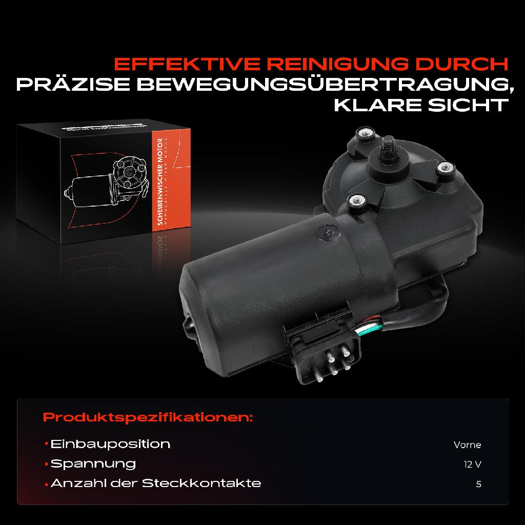 1x Wischermotor Scheibenwischermotor Vorne für Mercedes-Benz 190 W201 1982-1993