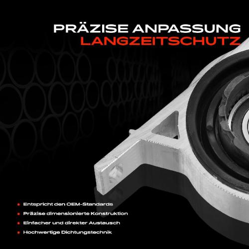 1x Lagerung Gelenkwelle Kardanwellenlager für BMW 5er E60 Touring E61 X3 E83 2.0L Bild 1x Lagerung Gelenkwelle Kardanwellenlager für BMW 5er E60 Touring E61 X3 E83 2.0L