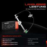 1x Fensterheber Vorne Links für VW Golf 2 II Jetta 2 II AB