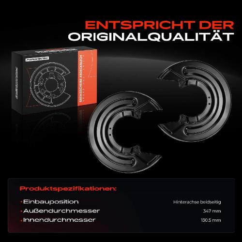 2x Ankerblech Bremsscheibe Hinterachse Beidseitig für VW Multivan 5 7EF 7EM T5 7EB 7EJ 7EA 7EH Bild 2x Ankerblech Bremsscheibe Hinterachse Beidseitig für VW Multivan 5 7EF 7EM T5 7EB 7EJ 7EA 7EH