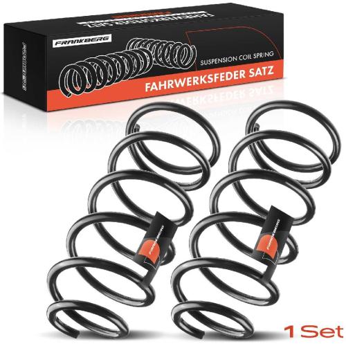 Frankberg 2x Fahrwerksfeder Vorderachse für Ford Fiesta III GFJ Kasten F3L F5L 1989-1996 Bild Frankberg 2x Fahrwerksfeder Vorderachse für Ford Fiesta III GFJ Kasten F3L F5L 1989-1996