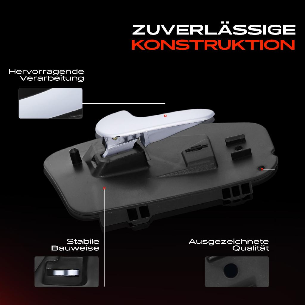 1x Türgriff Hinten Links innen für Opel Combo Kasten/Großraumlimousine Tour Corsa C Kasten/Schrägheck Meriva