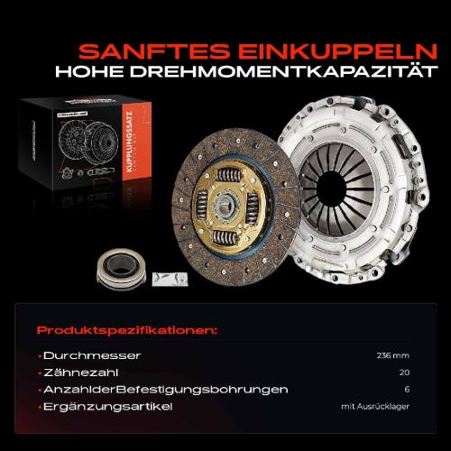 1x Kupplungssatz für Hyundai Tucson JM KIA Sportage JE KM 2.0L 2004-2010 Bild 1x Kupplungssatz für Hyundai Tucson JM KIA Sportage JE KM 2.0L 2004-2010