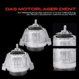 2x Motorlager Vorne Links für BMW 1er 3er 135-335i X1 Z4 2007-2016