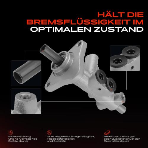 1x Hauptbremszylinder Bremszylinder für Mercedes-Benz C-Klasse W203 S203 CL203 CLK C209 SLK R170 Bild 1x Hauptbremszylinder Bremszylinder für Mercedes-Benz C-Klasse W203 S203 CL203 CLK C209 SLK R170