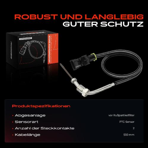 1x Abgastemperatursensor für Fiat Doblo Punto Opel Agila Suzuki Splash Swift III Bild 1x Abgastemperatursensor für Fiat Doblo Punto Opel Agila Suzuki Splash Swift III