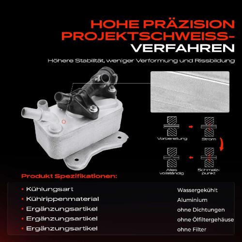 1x Ölkühler Motoröl für BMW E90 E91 E92 E93 F10 F11 F07 X5 X6 3.0L Bild 1x Ölkühler Motoröl für BMW E90 E91 E92 E93 F10 F11 F07 X5 X6 3.0L