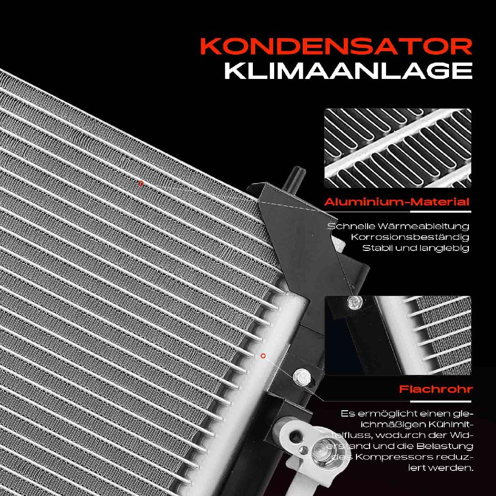 1x Kondensator Klimaanlage für Toyota Land Cruiser 80 4.2 1994-1997