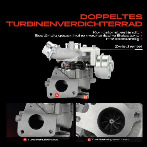 1x Abgasturbolader für Mitsubishi ASX GAW Outlander III GFW GGW ZJ ZK ZL Outlander III Van GFW GGW Bild 1x Abgasturbolader für Mitsubishi ASX GAW Outlander III GFW GGW ZJ ZK ZL Outlander III Van GFW GGW