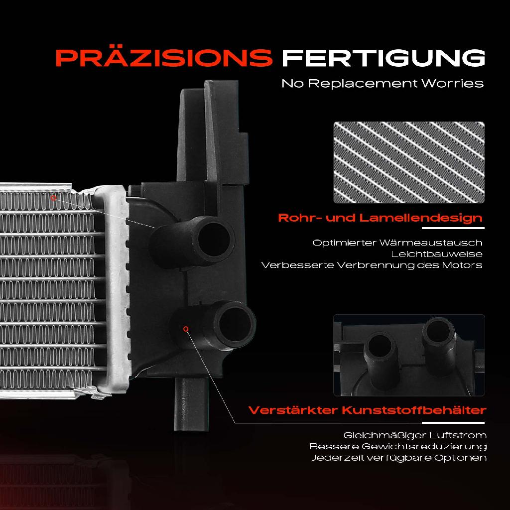 1x Ladeluftkühler Turbokühler für VW Polo 6C Audi A1 8X Seat Ibiza 6J Skoda Fabia 1.2L 1.4L