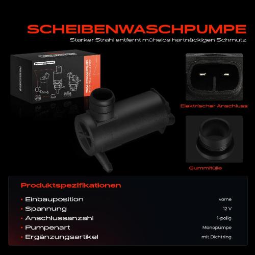 1x Waschwasserpumpe Scheibenreinigung Vorne für Chevrolet Daewoo Hyundai Bild 1x Waschwasserpumpe Scheibenreinigung Vorne für Chevrolet Daewoo Hyundai
