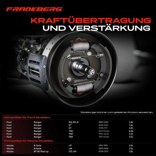 2x Radbremszylinder Hinten für Ford Ranger Mazda B-Serie UN 2.2L Bild 2x Radbremszylinder Hinten für Ford Ranger Mazda B-Serie UN 2.2L