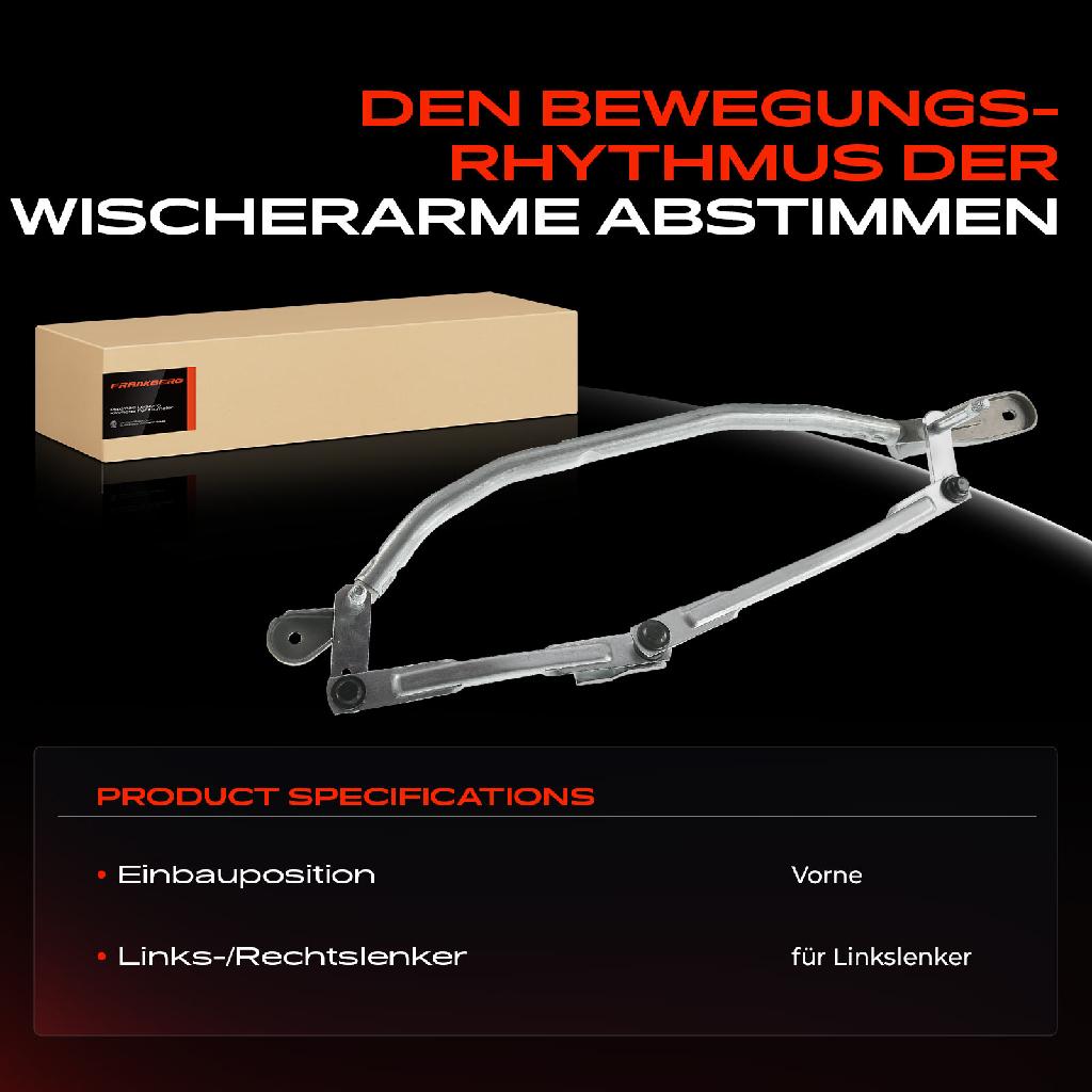 1x Wischergestänge Vorne für BMW 5er F10 F11 7er F01 F02 F03 F04