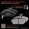 4x Bremsbeläge Vorderachse für Honda Civic VI Aerodeck Fastback Hatchback VII Coupe Stufenheck Concerto Bild 4x Bremsbeläge Vorderachse für Honda Civic VI Aerodeck Fastback Hatchback VII Coupe Stufenheck Concerto