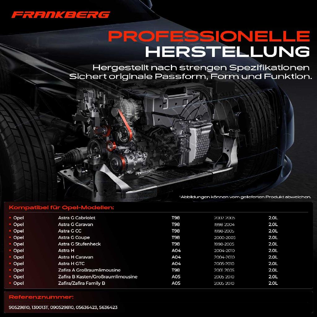1x Umlenkrolle Führungsrolle für Opel Astra G T98 Astra H A04 Zafira T98