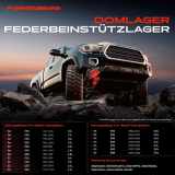 2x Domlager Federbeinstütz lager für Alpina C1 BMW Z3 E30 E36 E46