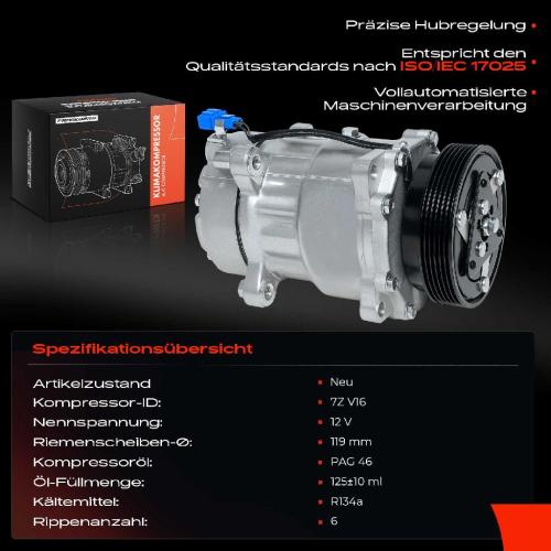 1x Klimakompressor für Ford Galaxy Seat Alhambra Cordoba VW Golf 3 Passat 3A Bild 1x Klimakompressor für Ford Galaxy Seat Alhambra Cordoba VW Golf 3 Passat 3A