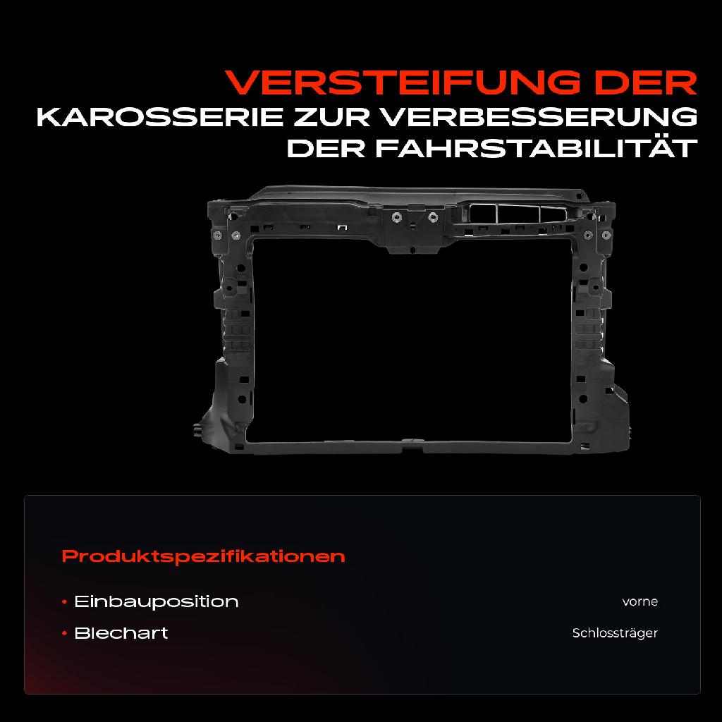 1x Schlossträger Vorne für VW Jetta IV 162 163 AV2 AV3