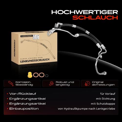 1x Hydraulikschlauch Lenkung für BMW E60 E61 523i 525i 530i E63 E64 630i N52 Bild 1x Hydraulikschlauch Lenkung für BMW E60 E61 523i 525i 530i E63 E64 630i N52