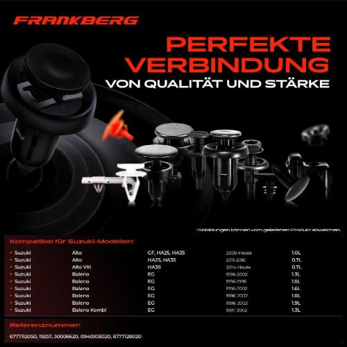 10x Befestigungsclips Türverkleidung für Suzuki Alto Baleno Carry Grand Vitara I Bild 10x Befestigungsclips Türverkleidung für Suzuki Alto Baleno Carry Grand Vitara I