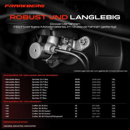 1x Hauptbremszylinder Bremszylinder für VW 2E 2F Mercedes-Benz Sprinter 3,5-T B906 Bild 1x Hauptbremszylinder Bremszylinder für VW 2E 2F Mercedes-Benz Sprinter 3,5-T B906