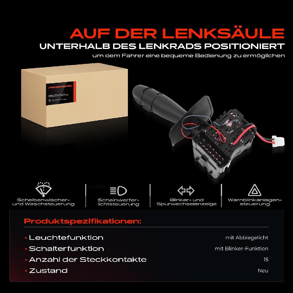 1x Kombischalter Lenkstockschalter für Renault Megane I BA0/1 EA0/1 DA0/1 1996-2003