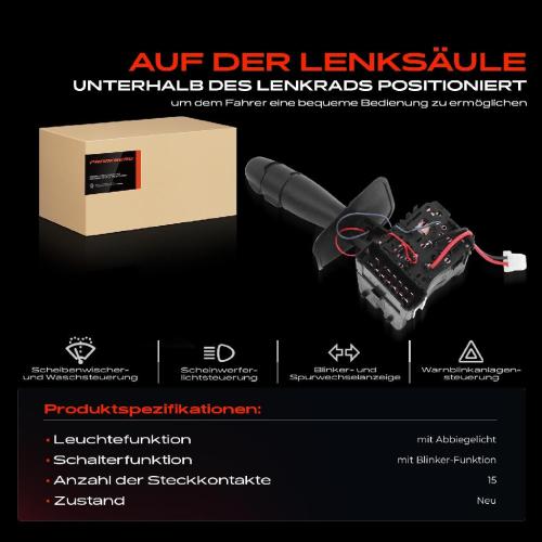 1x Kombischalter Lenkstockschalter für Renault Megane I BA0/1 EA0/1 DA0/1 1996-2003 Bild 1x Kombischalter Lenkstockschalter für Renault Megane I BA0/1 EA0/1 DA0/1 1996-2003