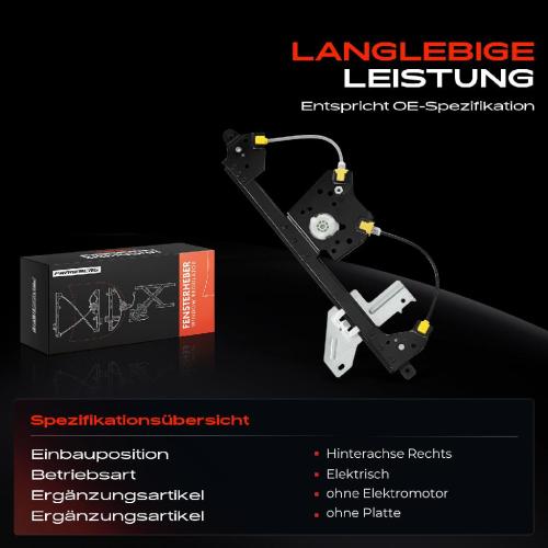 Frankberg 1x Fensterheber Hinten Rechts für Citroën C4 II NC ab 2009 Bild Frankberg 1x Fensterheber Hinten Rechts für Citroën C4 II NC ab 2009