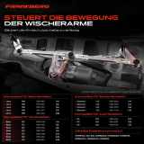 1x Wischergestänge Vorne für VW Golf IV Audi A3 Seat Leon Skoda