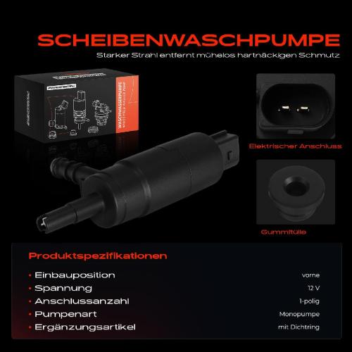 1x Waschwasserpumpe Scheibenreinigung Vorne für Hyundai Genesis BH KIA Sportage SL Bild 1x Waschwasserpumpe Scheibenreinigung Vorne für Hyundai Genesis BH KIA Sportage SL