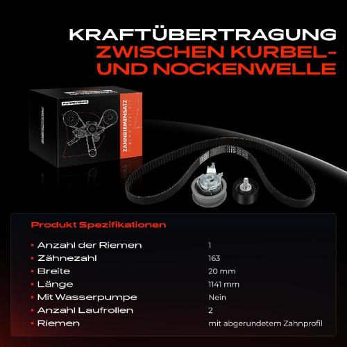 Frankberg 1x Zahnriemensatz Zahnriemen für VW Golf VIII CD1 DA1 1.5L Bj ab 2019 Bild Frankberg 1x Zahnriemensatz Zahnriemen für VW Golf VIII CD1 DA1 1.5L Bj ab 2019