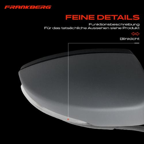 Frankberg 1x Außenspiegel Rechts für Ford Kuga II Van DM2 1.5L 1.6L 2.0L 2013-2019 Bild Frankberg 1x Außenspiegel Rechts für Ford Kuga II Van DM2 1.5L 1.6L 2.0L 2013-2019