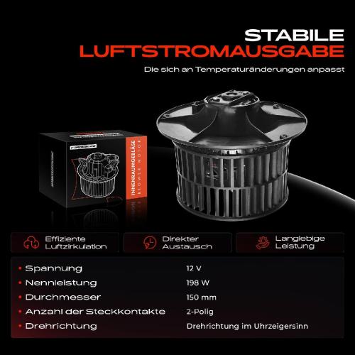 Frankberg 1x Gebläsemotor Innenraumgebläse für VW Sharan Ford Galaxy WGR Seat Alhambra Bild Frankberg 1x Gebläsemotor Innenraumgebläse für VW Sharan Ford Galaxy WGR Seat Alhambra