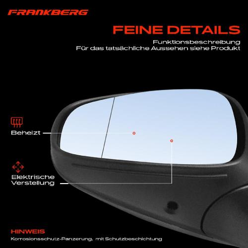 1x Außenspiegel Links für Alfa Romeo Mito 955 0.9L 1.2L 1.4L 1.6L 2008-2018 Bild 1x Außenspiegel Links für Alfa Romeo Mito 955 0.9L 1.2L 1.4L 1.6L 2008-2018