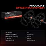 2x Fahrwerksfeder Vorderachse für Opel Vectra B J96 31 Vectra B CC 38 J96 1995-2003