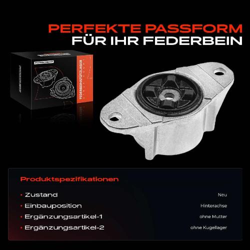 1x Domlager Federbeinstütz lager für Ford C-Max Focus II Mazda 3 Volvo S40 II Bild 1x Domlager Federbeinstütz lager für Ford C-Max Focus II Mazda 3 Volvo S40 II