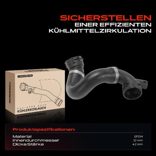 1x Kühlerschlauch Kühlwasserschlauch für BMW 1er E81 E87 E88 3er E90 E92 E91 Bild 1x Kühlerschlauch Kühlwasserschlauch für BMW 1er E81 E87 E88 3er E90 E92 E91