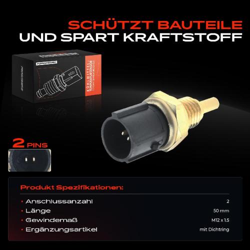 Frankberg 1x Kühlmitteltemperatur Sensor für Honda Accord Civic V/VI Prelude IV Rover 600 Bild Frankberg 1x Kühlmitteltemperatur Sensor für Honda Accord Civic V/VI Prelude IV Rover 600