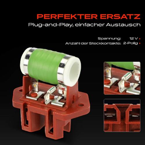 1x Widerstand Vorwiderstand Gebläsemotor für Fiat Ducato Peugeot Citroen Jumper Bild 1x Widerstand Vorwiderstand Gebläsemotor für Fiat Ducato Peugeot Citroen Jumper