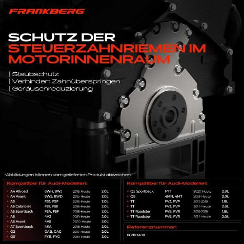 1x Steuergehäuse Abdeckung Steuerkette Deckel für VW T-ROC A11 D11 Dacia Logan LS Bild 1x Steuergehäuse Abdeckung Steuerkette Deckel für VW T-ROC A11 D11 Dacia Logan LS