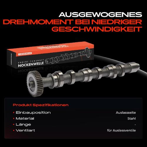 1x Nockenwelle für VW Polo 6C 6R Seat Ibiza IV Skoda Fabia II Roomster 2009-2015 Bild 1x Nockenwelle für VW Polo 6C 6R Seat Ibiza IV Skoda Fabia II Roomster 2009-2015