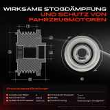 1x Generatorfreilauf Lichtmaschine für Nissan Qashqai I X-Trail Tiida Sentra VI