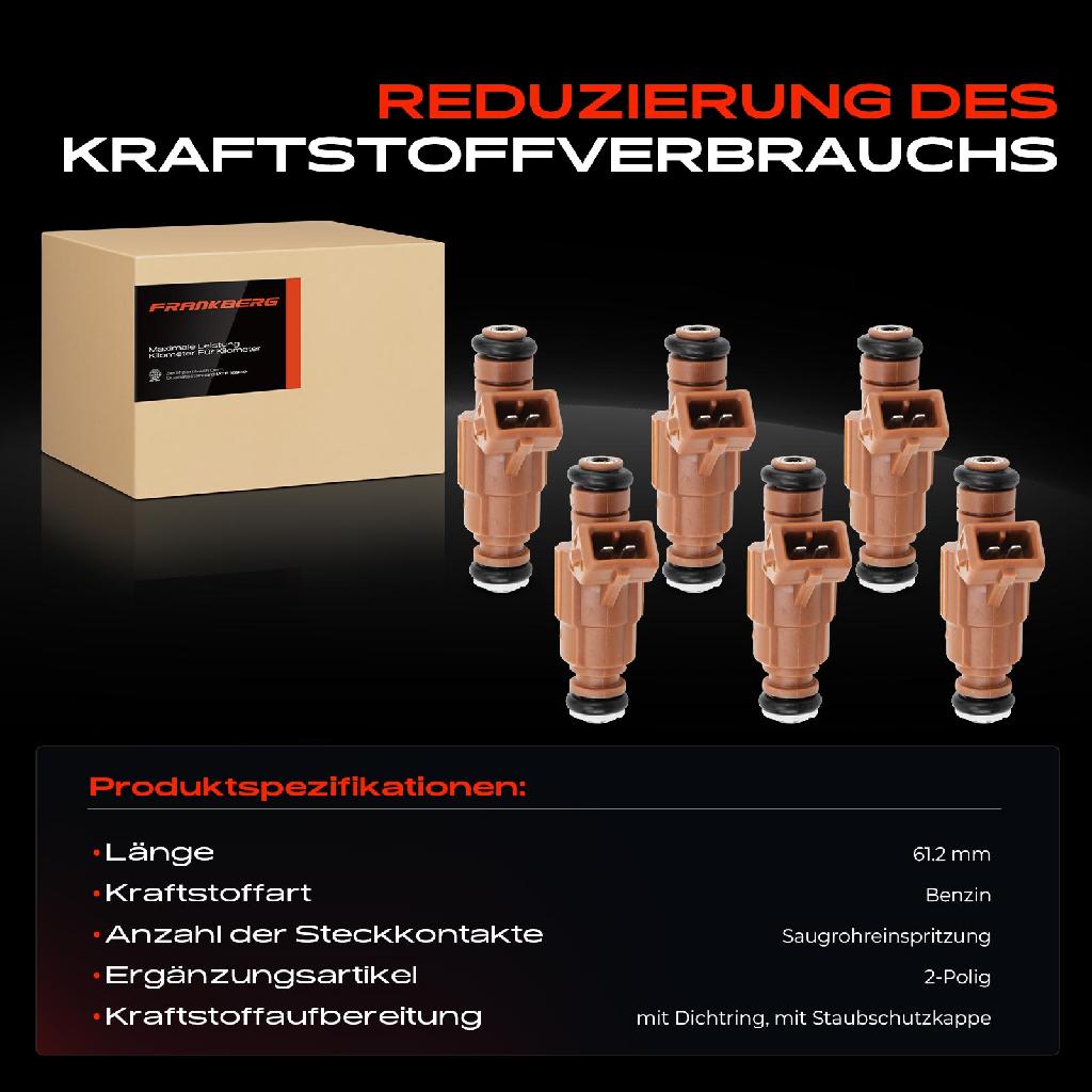 6x Einspritzventil Einspritzdüse für Mercedes-Benz-Ben W210 W163 W251 W463 W639 W220 R230