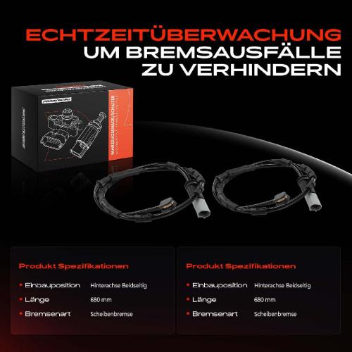 2x Warnkontakt Bremsbelagverschleiß Hinten für BMW I3 I01 0.6L Bj ab 2013 Bild 2x Warnkontakt Bremsbelagverschleiß Hinten für BMW I3 I01 0.6L Bj ab 2013