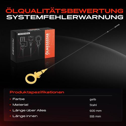 Frankberg 1x Ölmessstab Ölpeilstab Ölstab für VW Golf 6 Beetle Audi A3 8V Seat Leon 2012-2020 Bild Frankberg 1x Ölmessstab Ölpeilstab Ölstab für VW Golf 6 Beetle Audi A3 8V Seat Leon 2012-2020